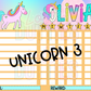 Unicorn Chore Chart Template - Unicorn 3