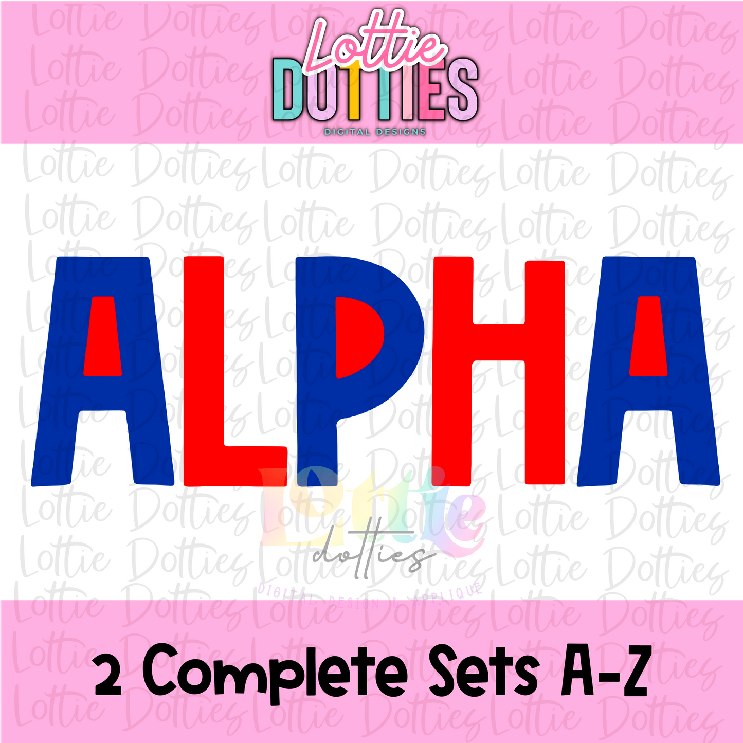 Royal Blue and Red Filled Alpha Png - Royal Blue & Red Alpha Pack - Digital Download