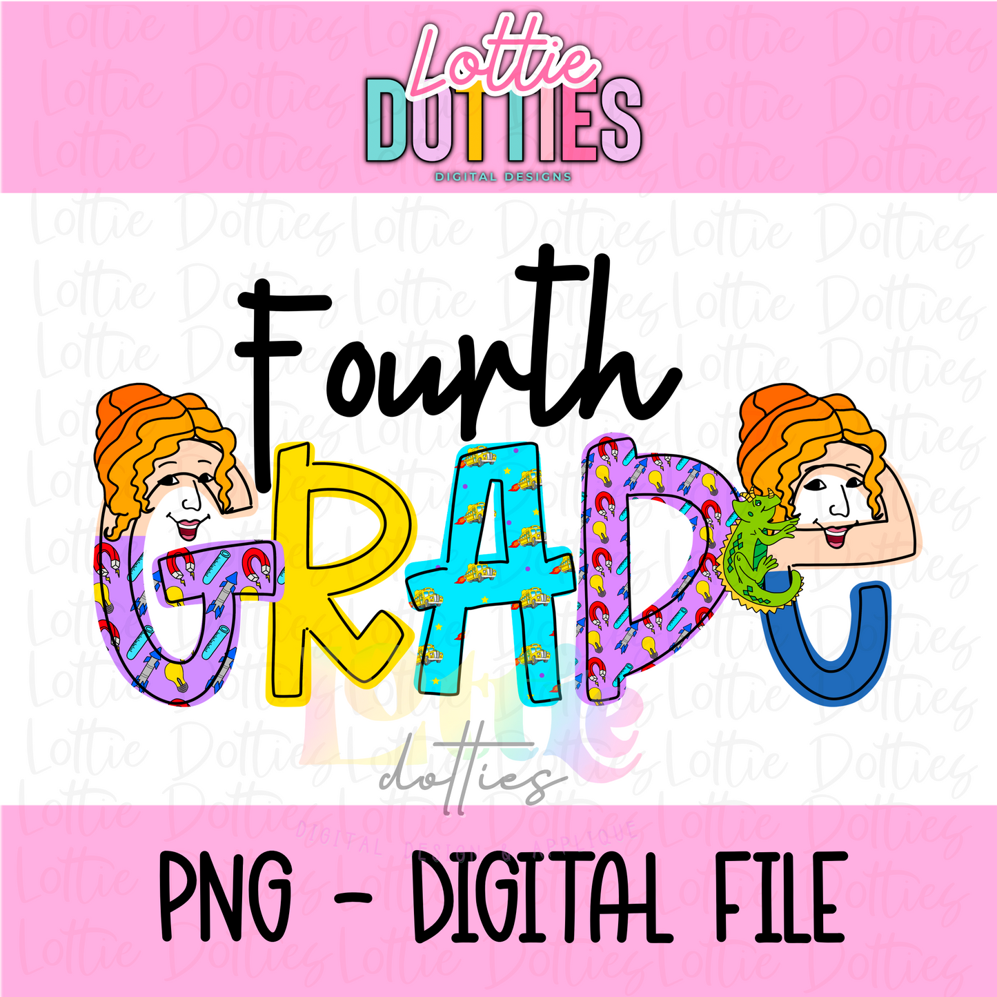 MSB Fourth Grade PNG - Back To School - Sublimation - Digital Download