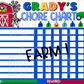 Farm Chore Chart Template - Farm 1