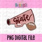 State Megaphone Png | State design | Digital Download | Maroon and Black