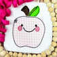 Apple - Machine Embroidery Applique Design - Applique - Instant Download