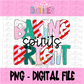 Baking Spirits Bright PNG - Gingerbread Christmas -  Instant Download