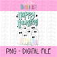 Happy Haunting PNG - Spooky Ghost sublimation design - Digital Download