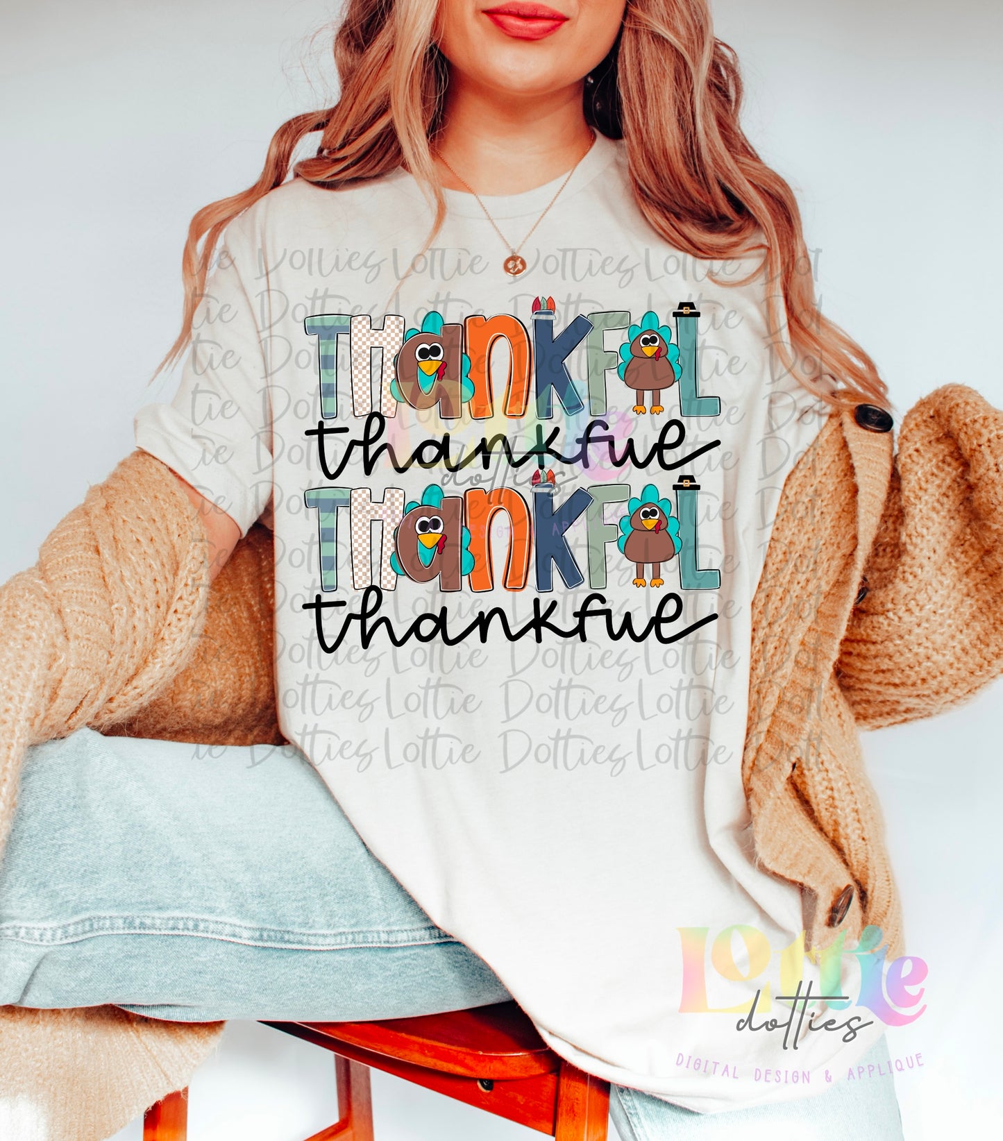 Thankful Png - Thanksgiving Sublimation Design- Digital Download