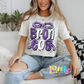 Broncos PNG - Broncos Purple and White bow design - Digital Download - coquette mascot