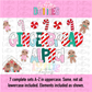 Gingerbread Alpha Pack - Christmas Alpha - Alphabet Clipart - Instant Download