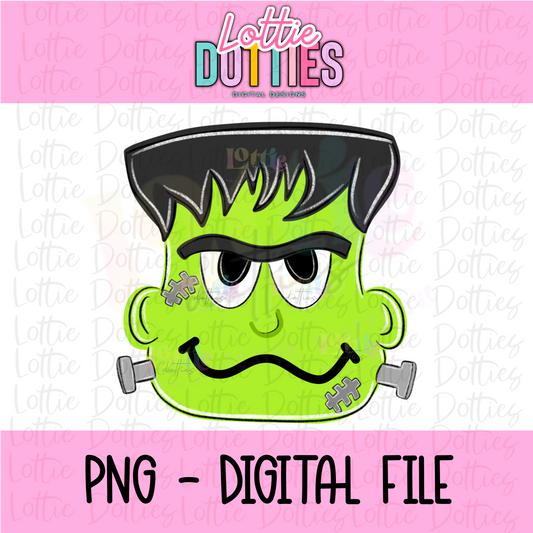 Frank Png - Frankenstein Png - Halloween Sublimation Design - Kids Halloween Design - Digital Download