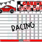 Racing Chore Chart Template - Racing