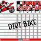 Dirt Bike Chore Chart Template - Dirt Bike