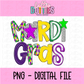 Mardi Gras PNG - Alphabet Clipart - Instant Download -  Mardi Gras