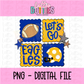 Let’s Go Eagles Png | Eagles design | Digital Download | Blue and Gold