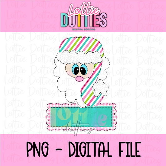 Whimsical Santa Box PNG - Whimsical Santa - Sublimation - Digital Download