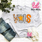 Vols Png | Vols Orange and Gray Poppy Design | Poppy School Spirit Design | Digital Download