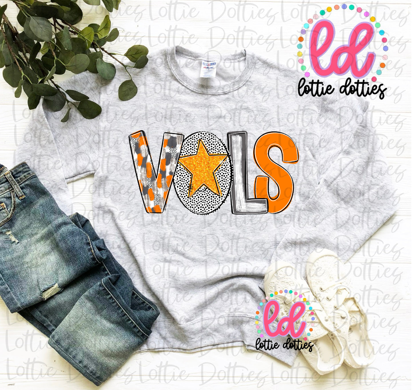 Vols Png | Vols Orange and Gray Poppy Design | Poppy School Spirit Design | Digital Download