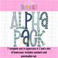 Boy Blue Alpha - Alpha Pack - Alphabet Clipart - Instant Download  - Alpha Pack