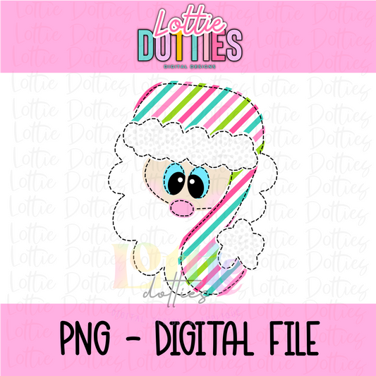 Santa Pink PNG - Santa Pink - Sublimation - Digital Download