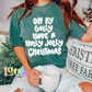 Oh by Golly Have a Holly Jolly Christmas | Blue & White Holly Jolly PNG | Christmas| Digital Download