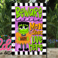 Little Monsters Flag PNG - Halloween Sublimation - Digital Download