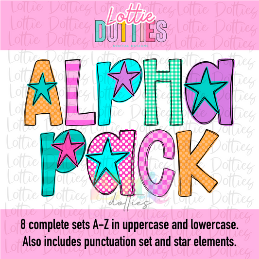 Quinn Colorful Alpha  - Alpha Pack - Alphabet Clipart - Alphabet - Occupational Alpha