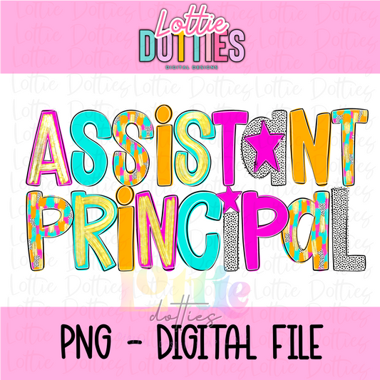 Assistant Principal PNG - Assistant Principal PNG- Digital Download - Sublimation Design