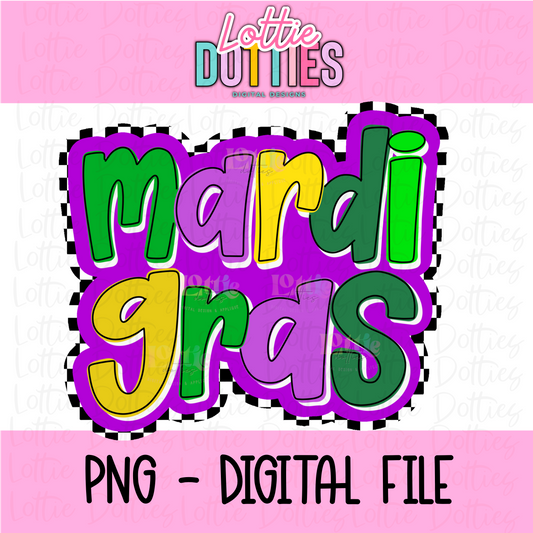 Mardi Gras PNG - Mardi Gras Sublimation - Mardi Gras Design