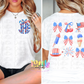 Patriotic Coquette PNG - Patriotic Png - Digital Download