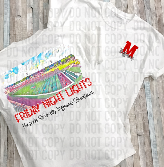 Muscle Shoals Trojans Stadium PNG - Muscle Shoals Sublimation - Digital Download