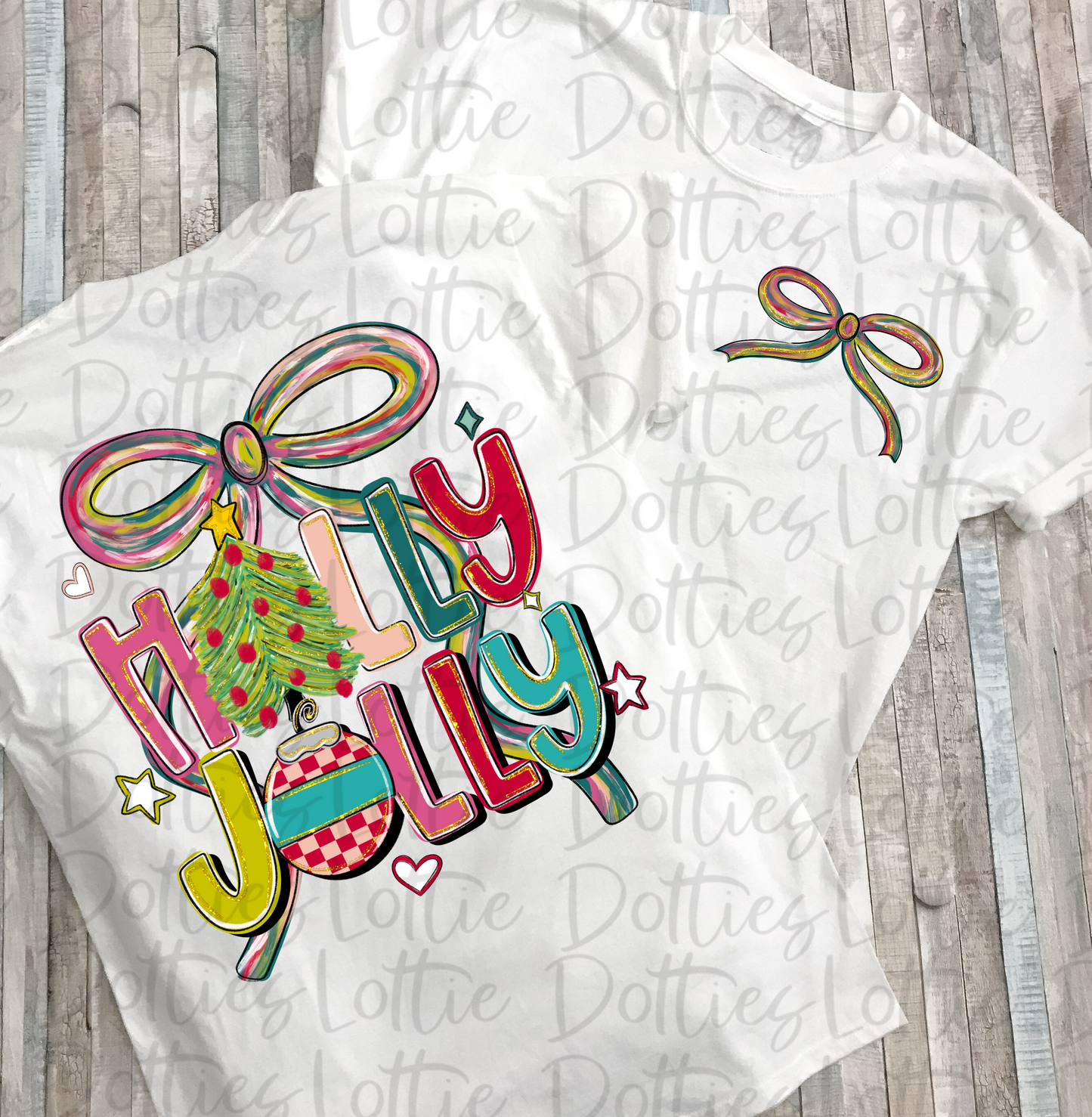 Holly Jolly Png - Holly Jolly - Christmas Sublimation Design - Digital Download