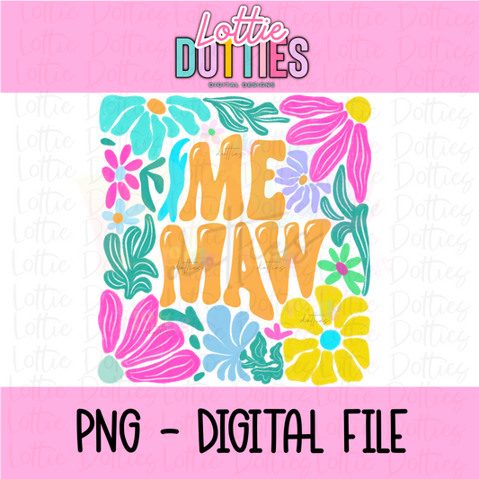Memaw PNG - Memaw Design Png - Digital Download