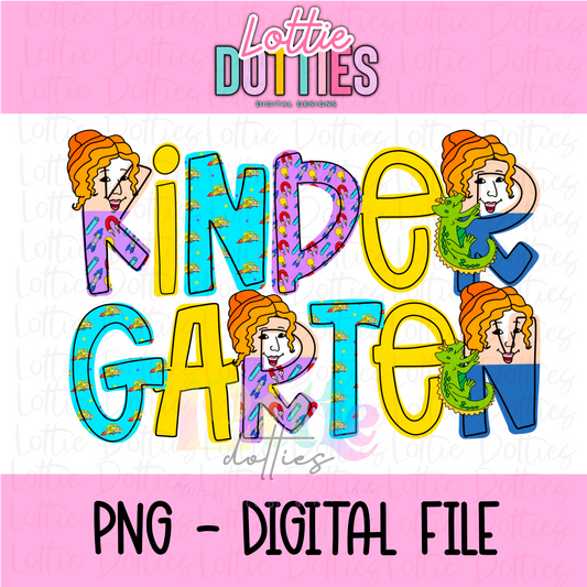 MSB Kindergarten PNG - Back To School - Sublimation - Digital Download