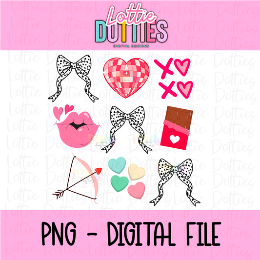 Valentine’s Day PNG - PNG Clipart - Instant Download -  Valentine’s Day PNG