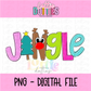 Jingle PNG - Christmas - Sublimation - Digital Download