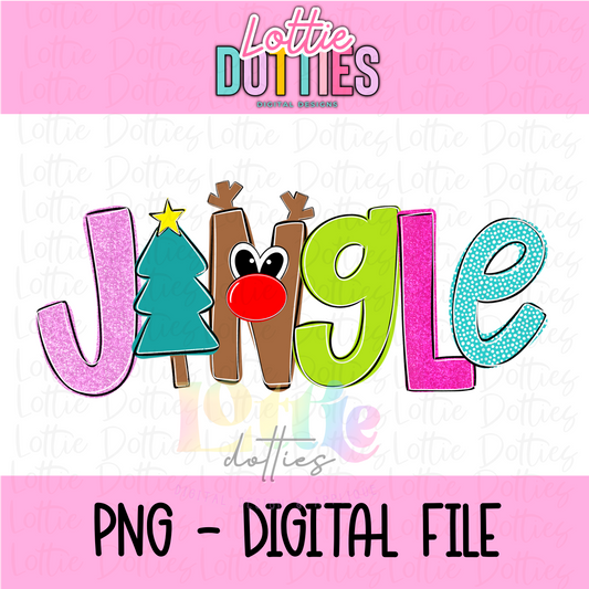 Jingle PNG - Christmas - Sublimation - Digital Download