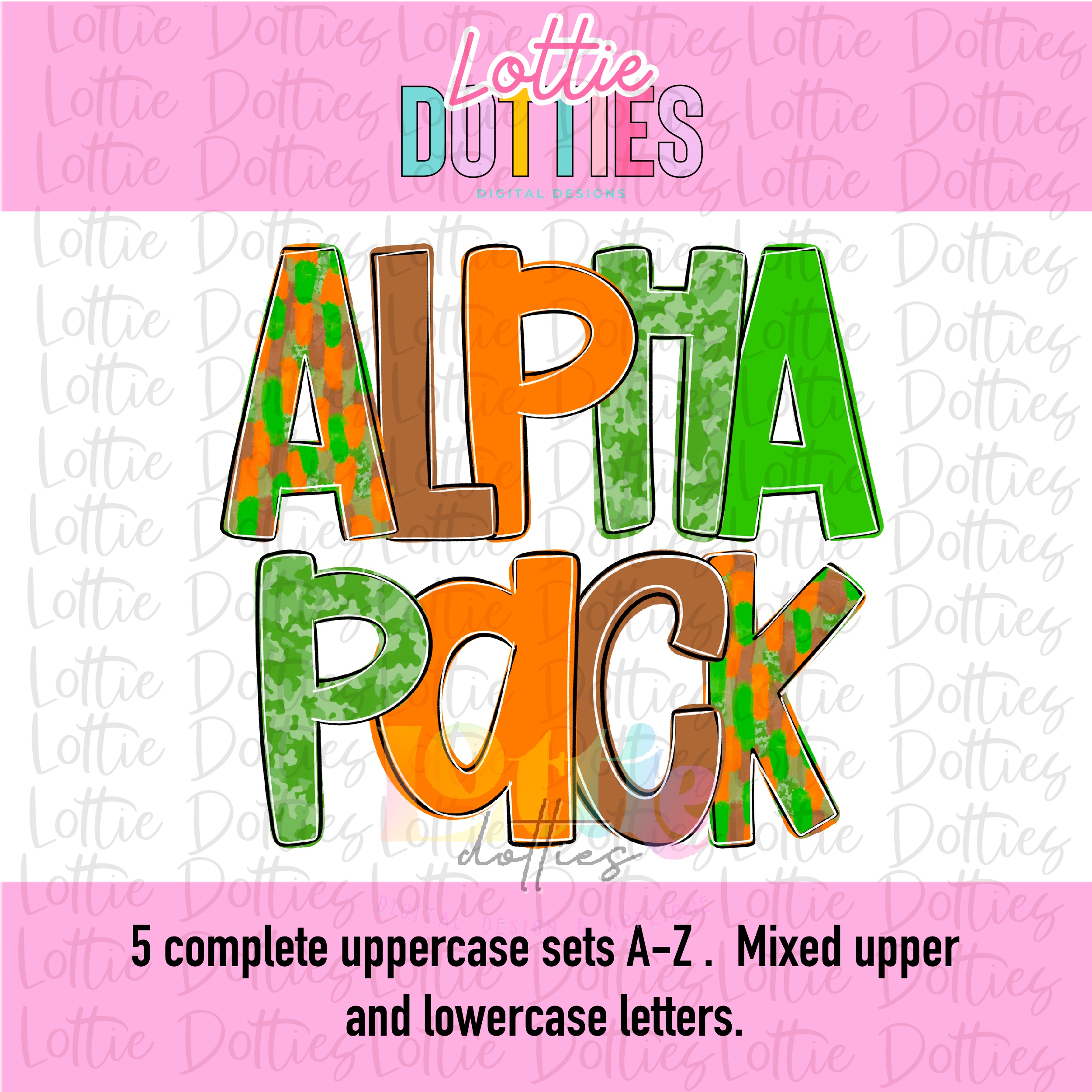Camo Poppy Alpha PNG - Alpha Set Sublimation- Digital Download – Lottie ...