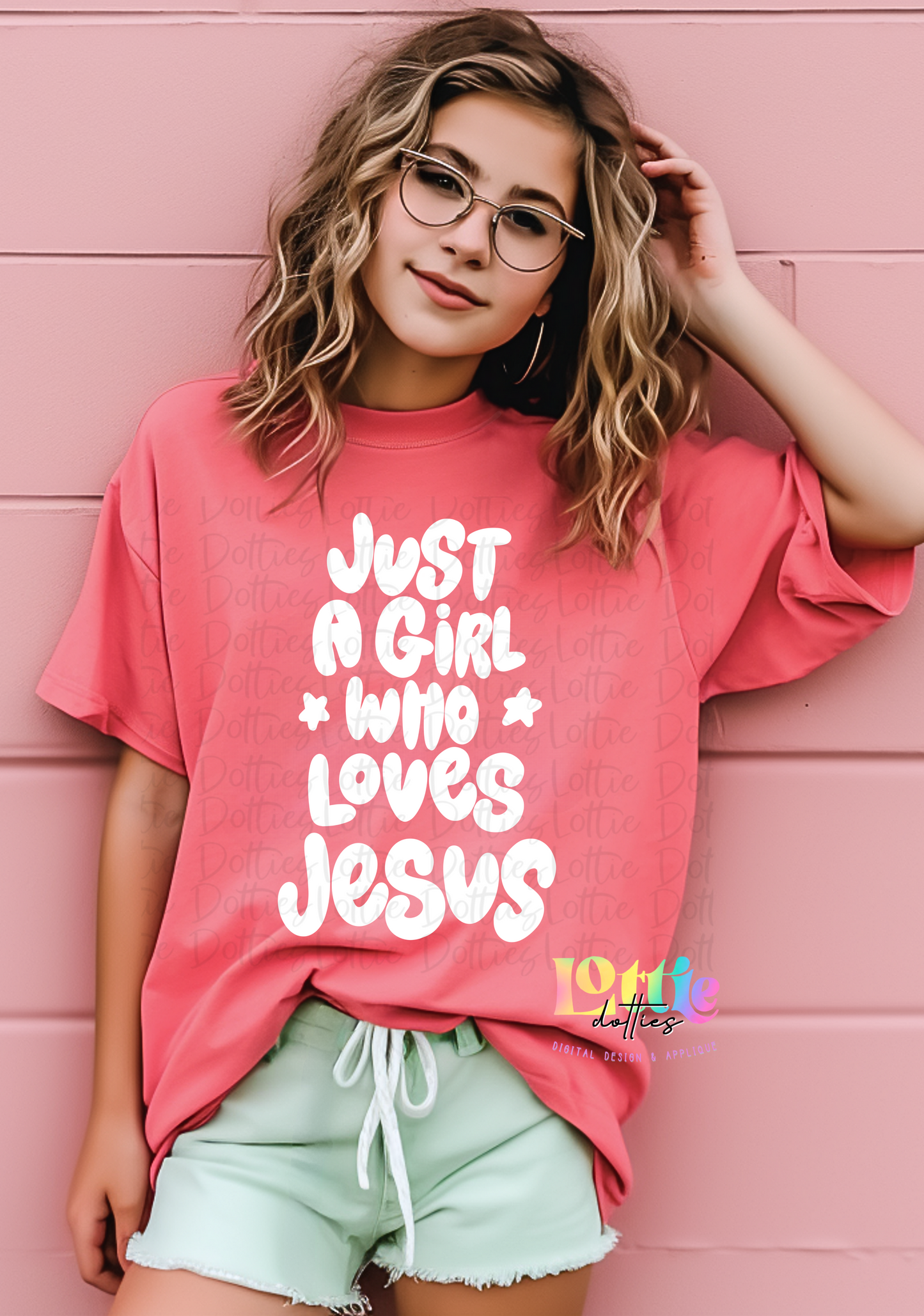 Just a Girl Who Loves Jesus | Love Jesus PNG | Inspirational & Religious| Digital Download