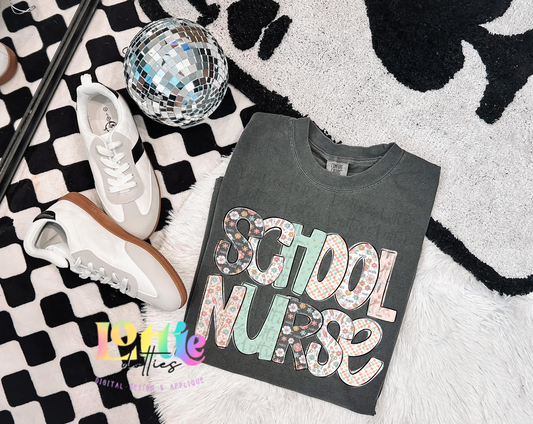 School Nurse PNG - Back To School - Sublimation - Digital Download