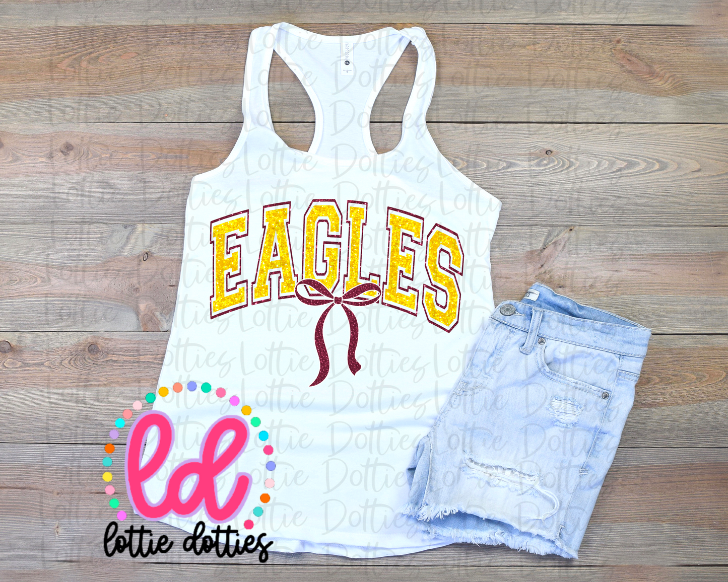 Eagles PNG - Eagles sublimation design - Digital Download - eagles bow - coquette eagles design