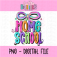 Homeschool PNG - Colorful Homeschool  - Sublimation - Digital Download