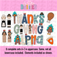 Thanksgiving Alpha - Fall Alphabet - Alpha Pack - Alphabet Clipart - Instant Download  - Alpha Packs