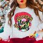 Sleigh Baby - Leopard Png - Christmas Design - Instant Download - Digital Download