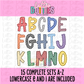 Checkered Spirit Alpha - School Spirit Alphabet Clipart - Instant Download  - Alpha Pack - Alpha