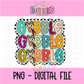 Gobble Checkered PNG - Gobble PNG- Digital Download - Sublimation Design