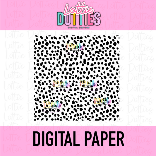 Dalmatian Digital Paper Png - Dalmatian Print Sublimation- Digital Download