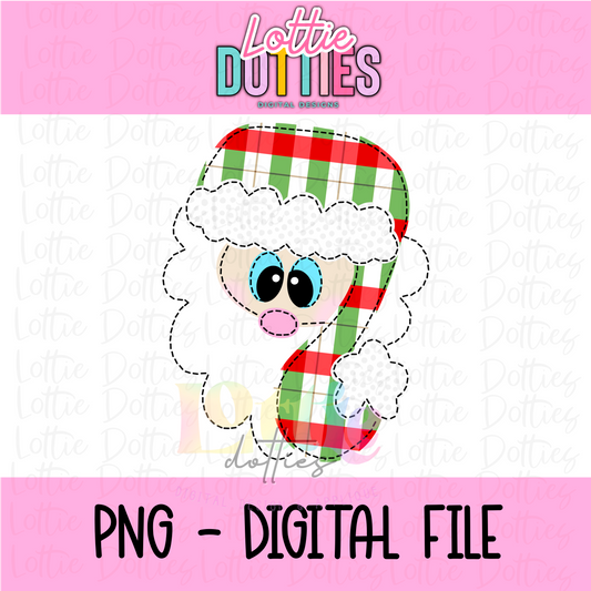 Santa Plaid PNG - Santa Plaid - Sublimation - Digital Download