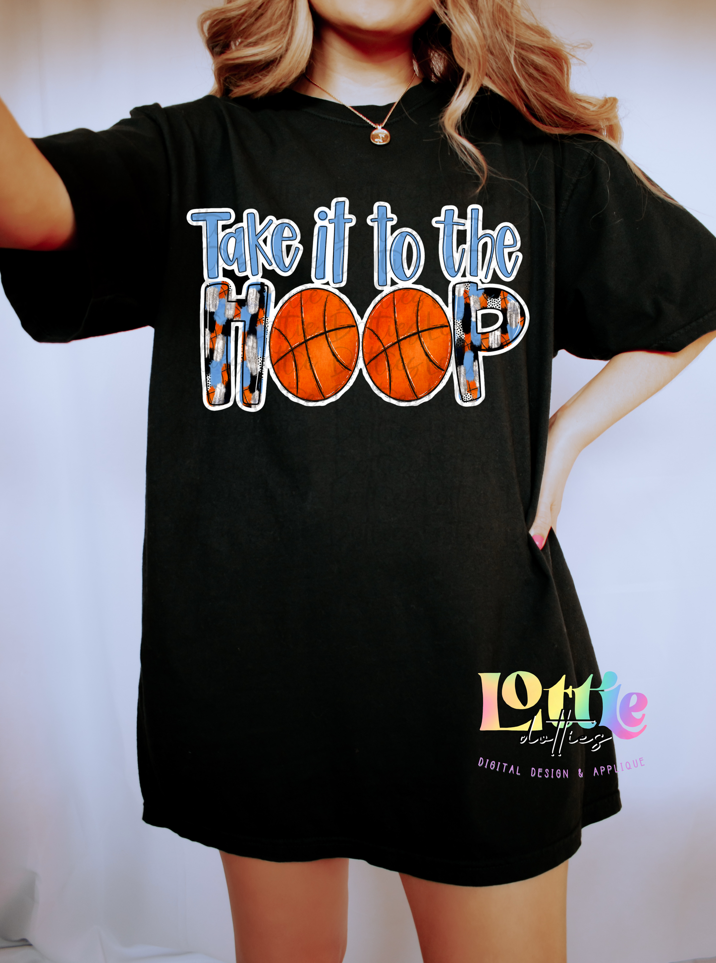 Take it to the Hoop Columbia & Black Png - Basketball Design - Instant Download - Digital Download