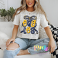 Eagles PNG - Eagles Navy and Gold bow design - Digital Download - coquette design