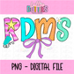 RDMS - RDMS PNG- Instant Download
