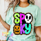 Spooky Leo & Black PNG - Halloween sublimation design - Digital Download