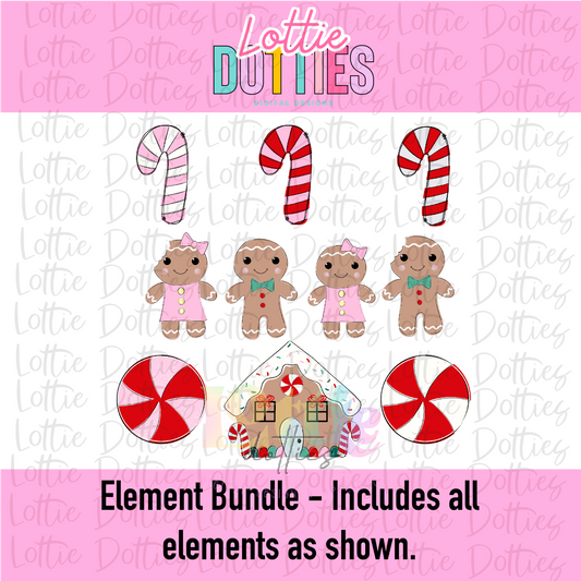 Gingerbread Bundle PNG - Gingerbread Sublimation- Digital Download